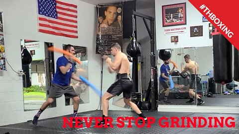 Candid Boxing Training Clip with Travis Hartman & Adrian Pinheiro