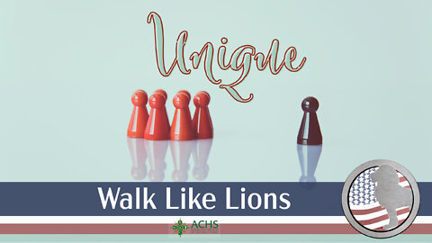 "Unique" Walk Like Lions Christian Daily Devotion with Chappy March 03, 2022