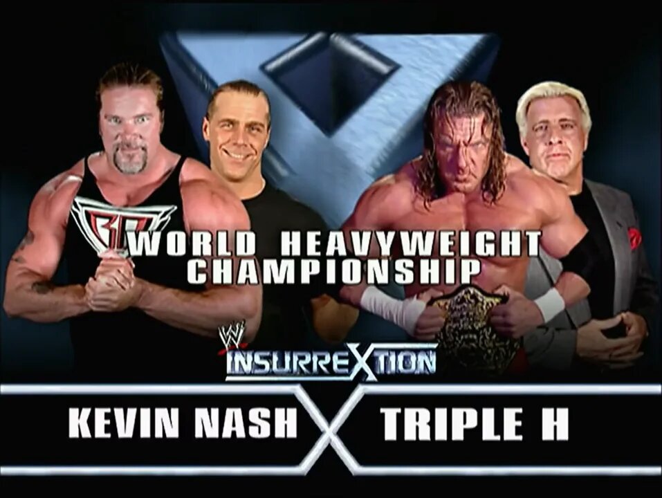 Kevin Nash vs Triple H - Insurrextion 2003 (Full Match)