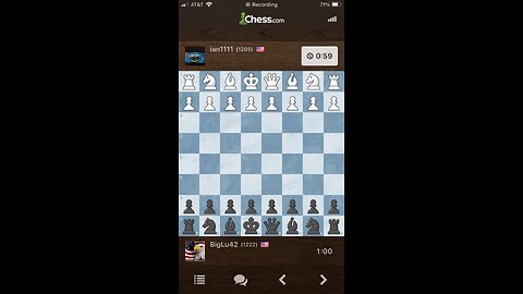 INTERMEDIATE BULLET CHESS GAMEPLAY - Very low key, one saw an advantage and took it!