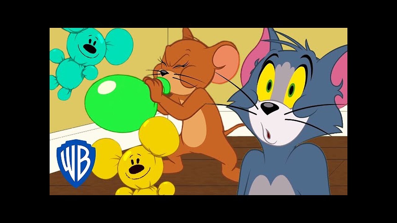 Tom & Jerry | Balloon Blowing Party | WB Kids