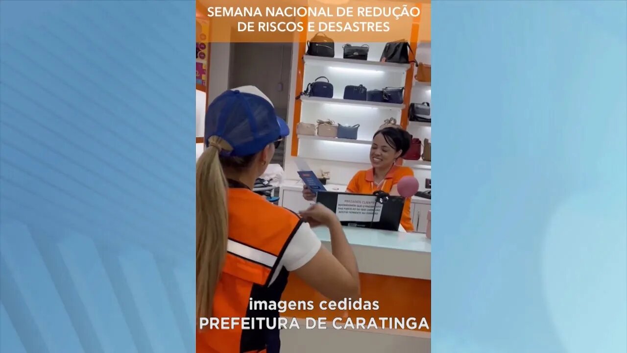 Caratinga: Início de ações para prevenção de desastres causados por chuvas na cidade.