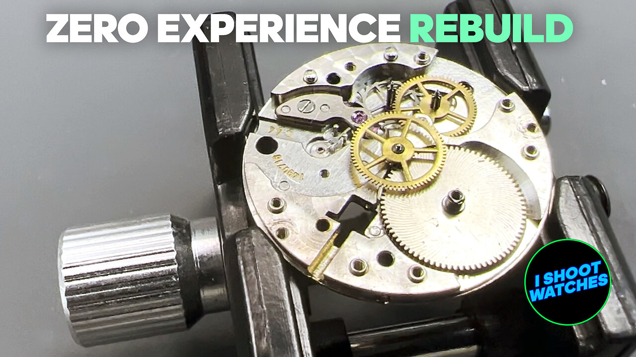 My First Watch Restoration Video, Tiny IWC Cal 44 Restored With No Prior Experience!