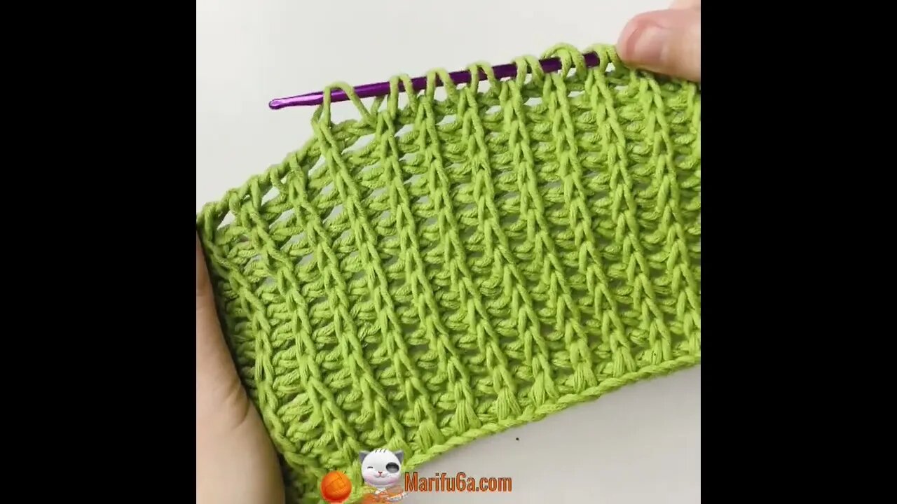 🧶Super Easy Tunisian Crochet Baby Blanket For Beginners