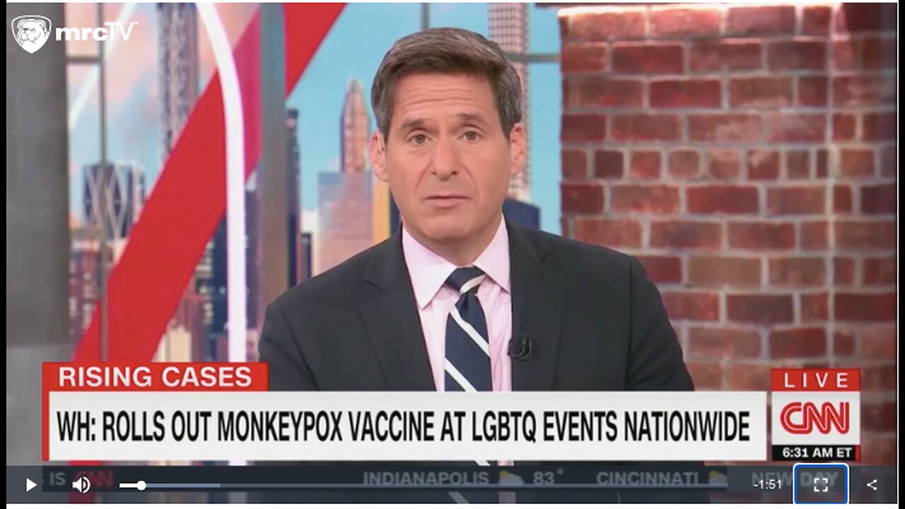 CNN tells viewers Monkeypox is NOT sexually-transmitted