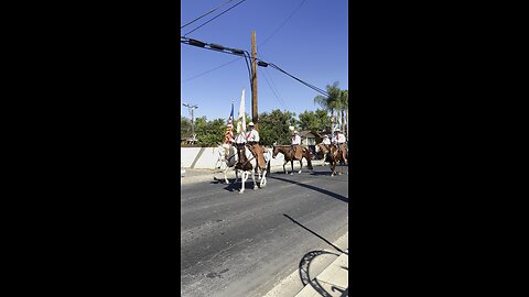 ￼ Sheriffs on horses in a parade