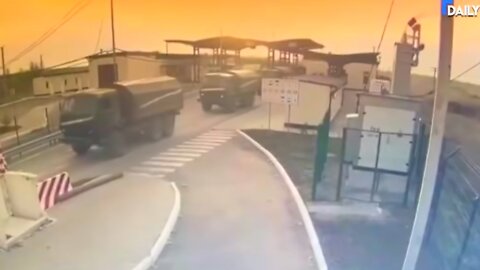The Moment Russian Troops Entered Ukraine