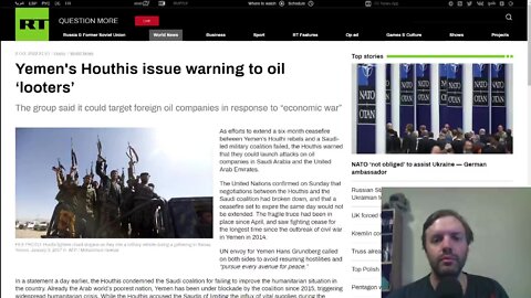 Yemen's Houthis issue warning to oil 'looters' in proxy war waging between Saudi Arabia and Iran