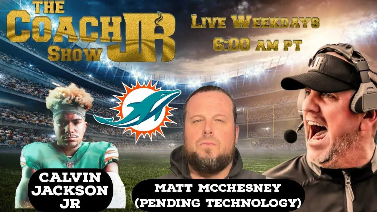 MIAMI DOLPHINS WR JOINS ME | THE COACH JB SHOW