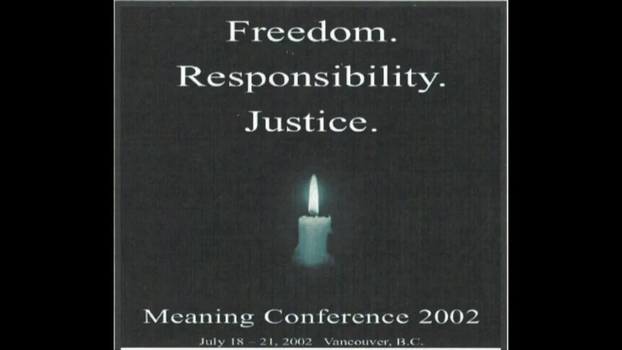 Symposium on Death Anxiety | S14 part 2 | Meaning Conference 2002