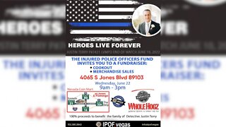 Fundraiser planned for family of fallen Las Vegas Police Det. Justin Terry