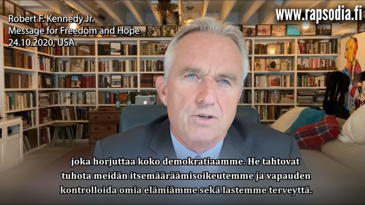 Robert F. Kennedy Jr. – Sanoma vapaudesta ja toivosta