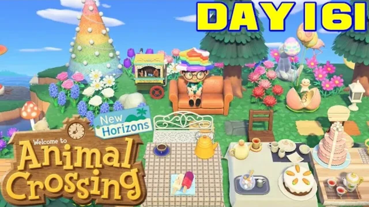 Animal Crossing: New Horizons Day 161 - Nintendo Switch Gameplay 😎Benjamillion