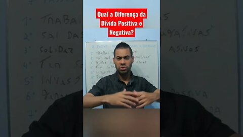 Diferença da Dívida Positiva e Negativa