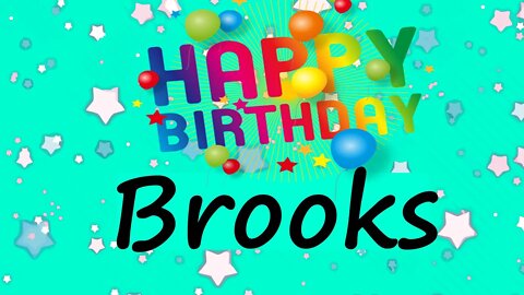 Happy Birthday to Brooks - Birthday Wish From Birthday Bash