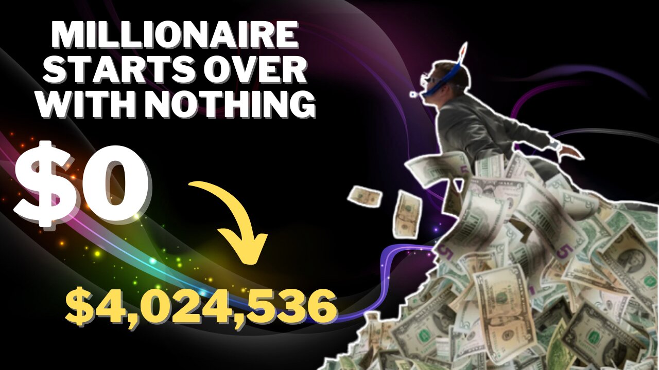 Millionaire Starts Over with Nothing Passive Income Plan! NO MONEY
