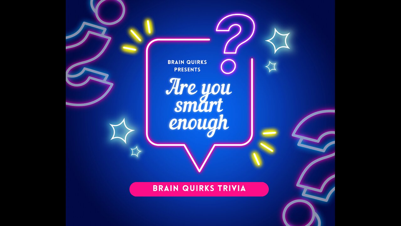 Quirky Quiz Show Trivia