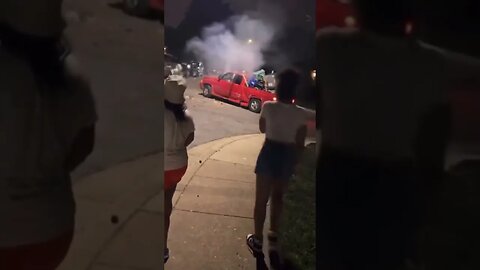 Woman Throws Fireworks INSIDE a Car