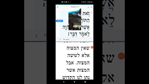 Maharal Parshas Chukas part 2 of 2 Bible commentary Numbers 19