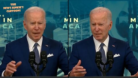 Biden speaking out of both sides of his mouth.