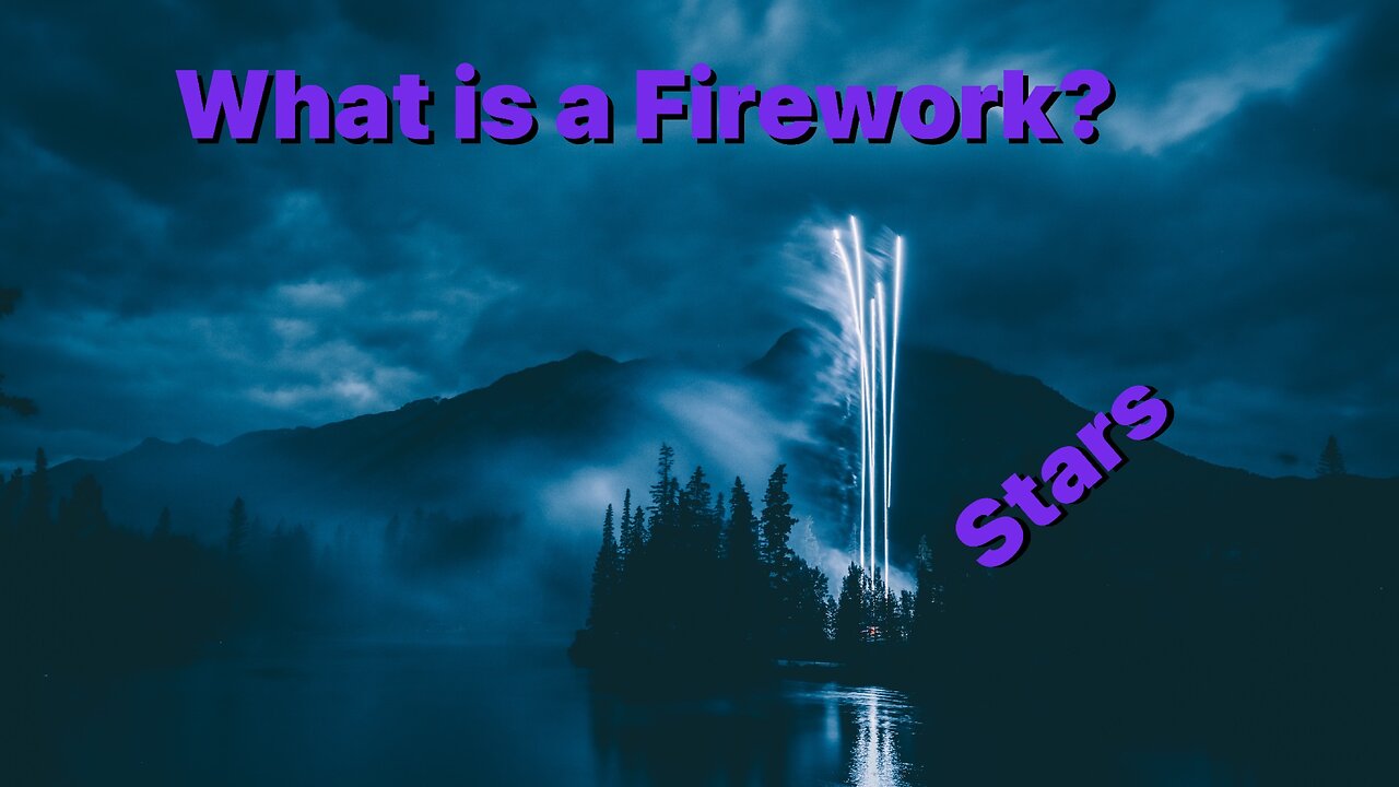 What is inside a consumer firework?