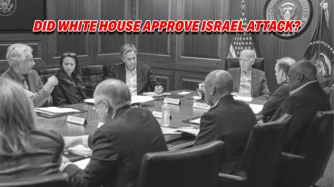 IRAN INFORMED WHITE HOUSE BEFORE ATTACKING ISRAEL... WHITE HOUSE APPROVED THE ATTACK?