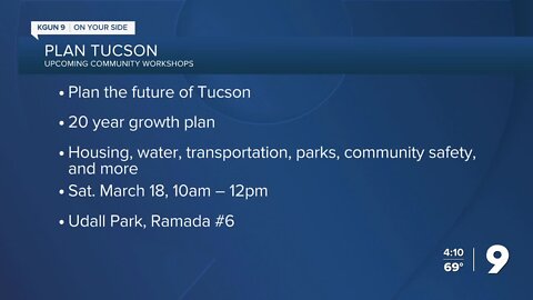 Plan Tucson: Community workshop Saturday, March 18