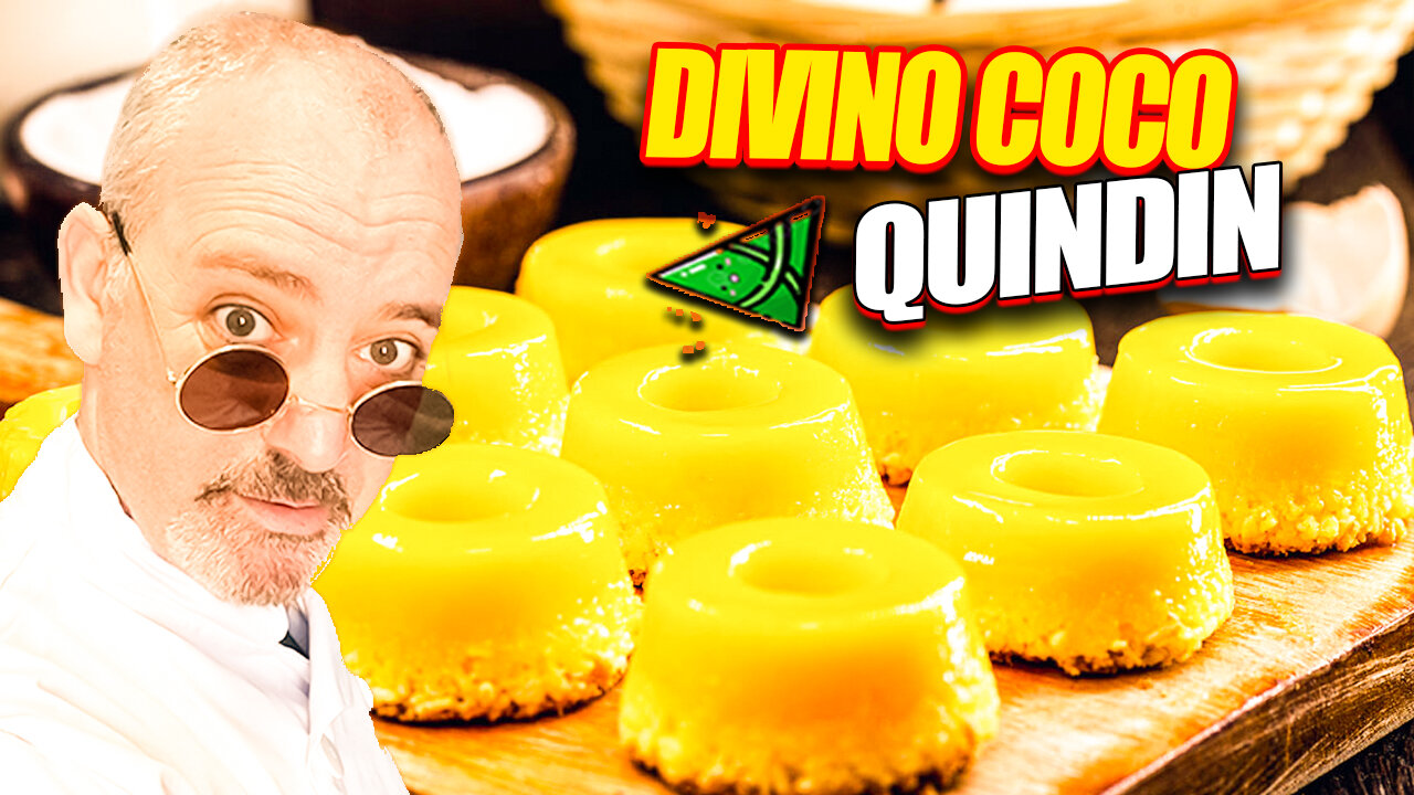 Aprenda a Fazer a Receita de Quindin de Coco Divino | How to Make Homemade Coconut Custard