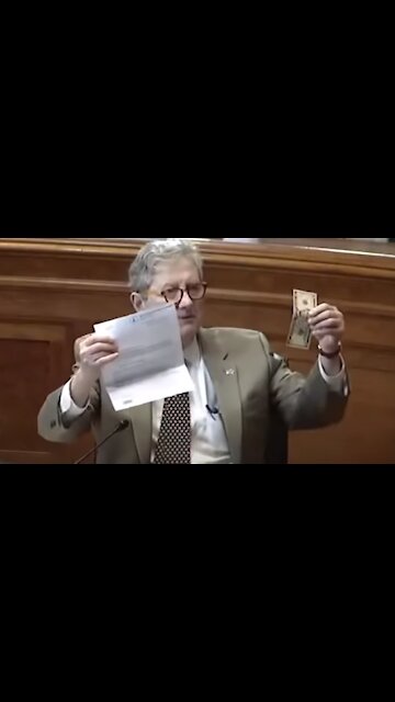Sen Kennedy Shows Cash the Govt. Allegedly Mailed to One of His Constituents