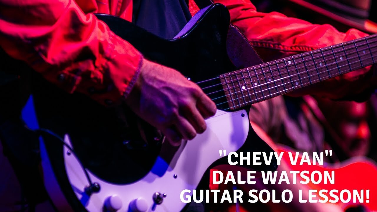 "Chevy Van" country guitar lesson on solo. Dale Watson.