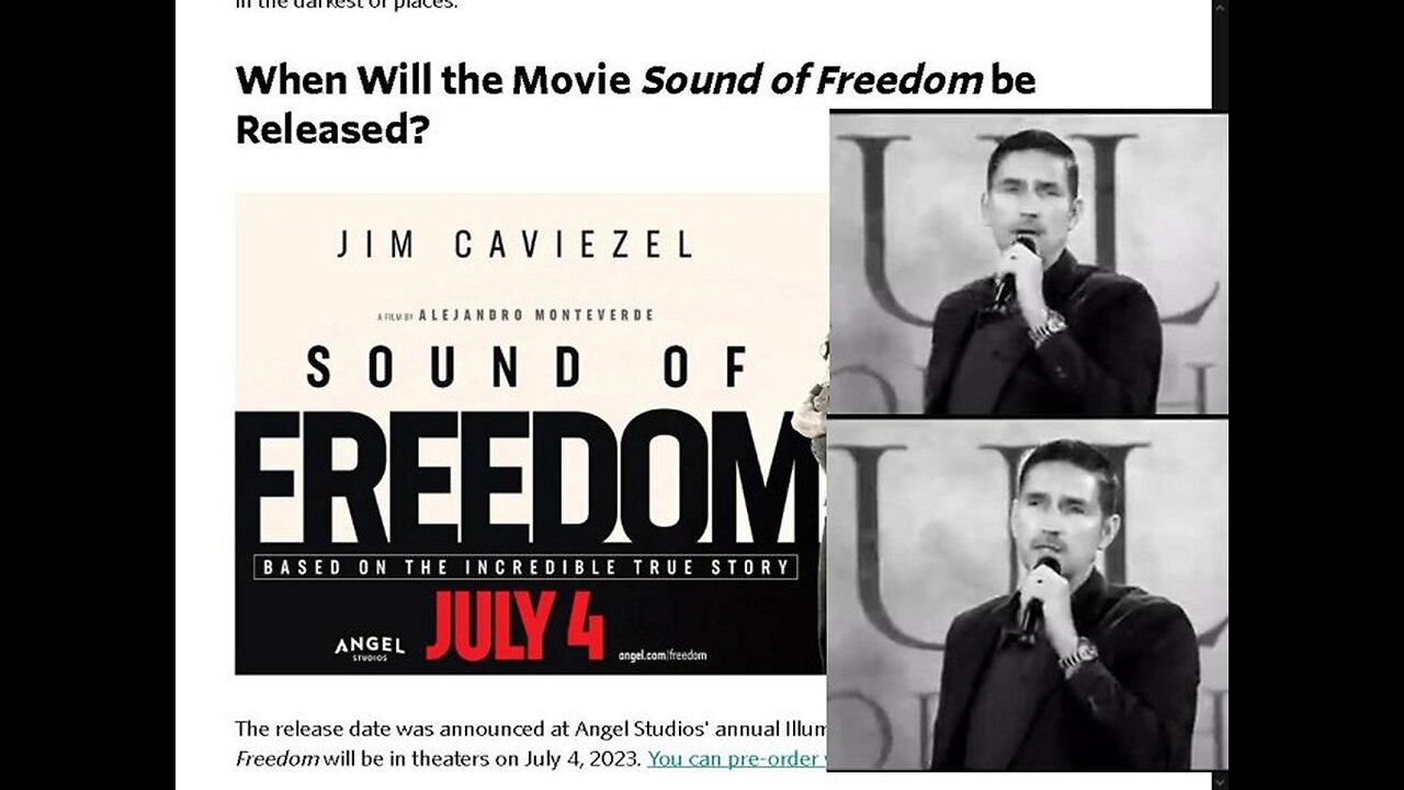 A Message from Jim Caviezel (Sound of Freedom) to the World! [18.06.2023]