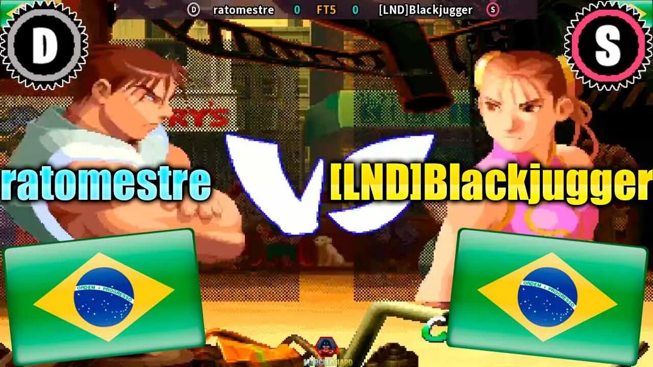 Street Fighter Alpha 2 (ratomestre Vs. [LND]Blackjugger) [Brazil Vs. Brazil]