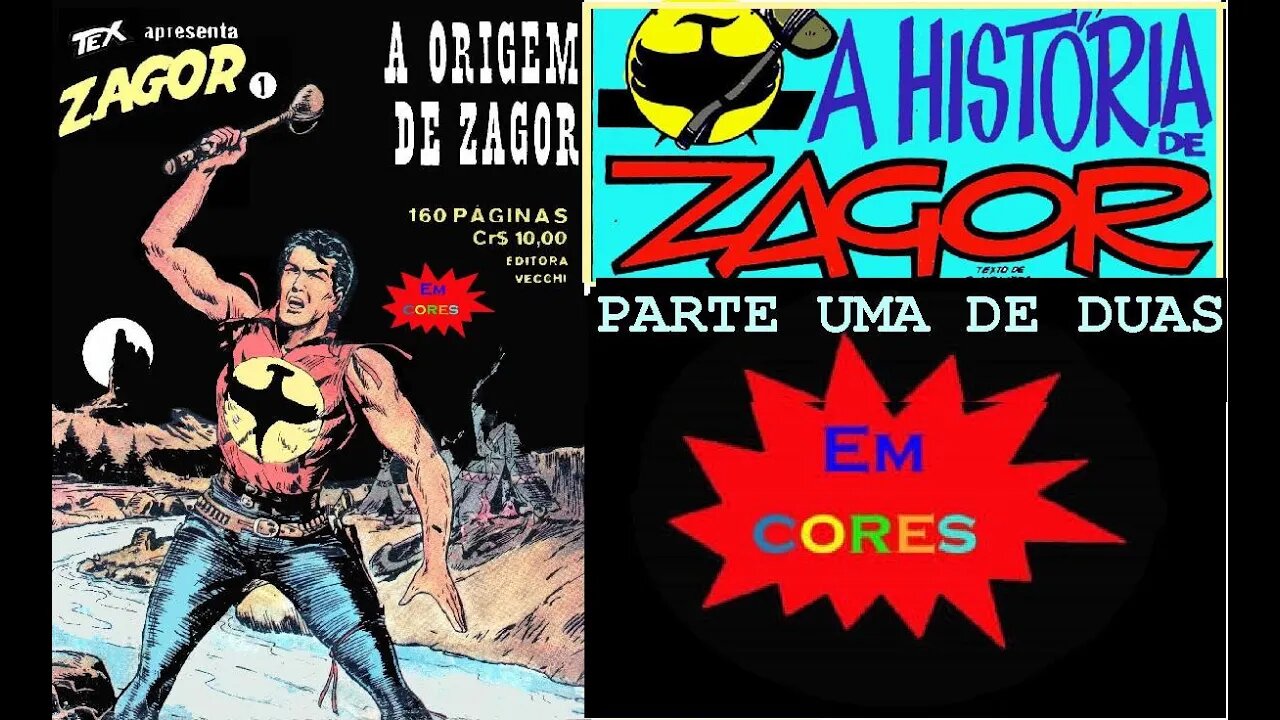 A ORIGEM DE ZAGOR PARTE UM DE DUAS #comics #gibi #quadrinhos #historieta #fumett