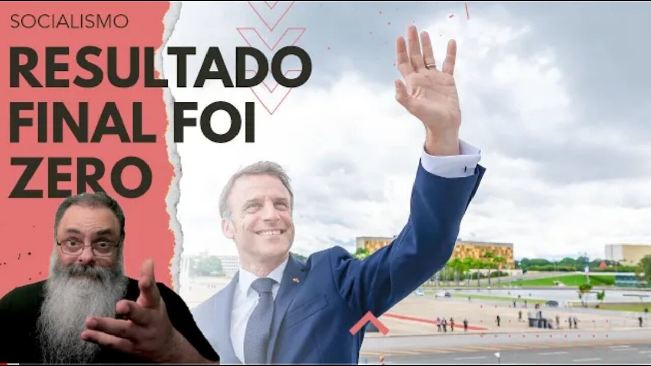 MACRON IN BRAZIL, takes PHOTOS with LULA, and LEAVES without any POSITIVE RESULTS for BRAZIL