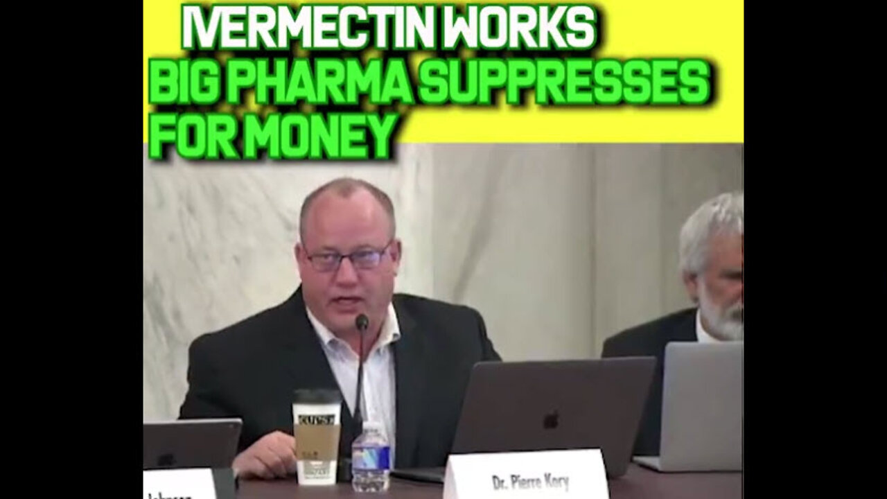 DR. PIERRE KORY AT RON JOHNSON PANEL DISCUSSION IVERMECTIN BIG PHARMA SUPPRESSION