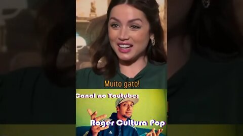 Ana de Armas diz que Chris Evans é muito gato! #shorts #humor #cortes