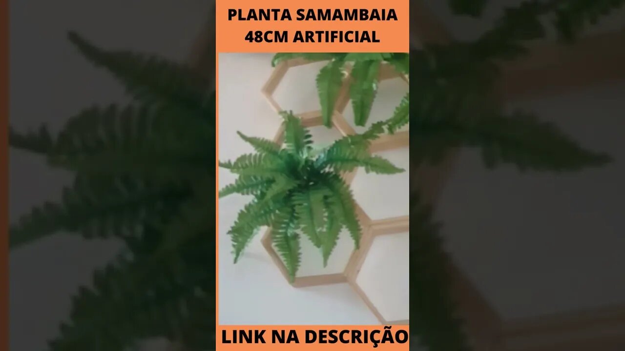 Planta Samambaia 48CM Artificial para a decoração