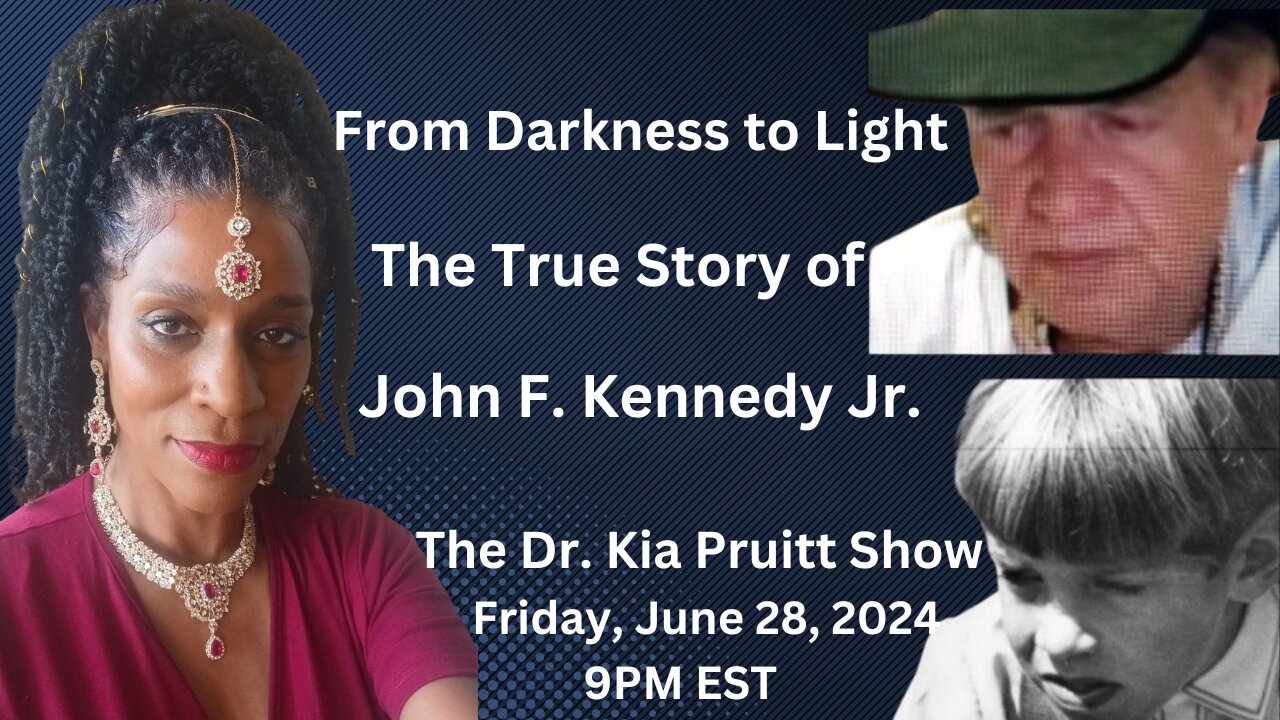 JFK Jr. Is ALIVE! John F. Kennedy Jr. aka David Quigley & Dr. Kia Pruitt LIVE Interview