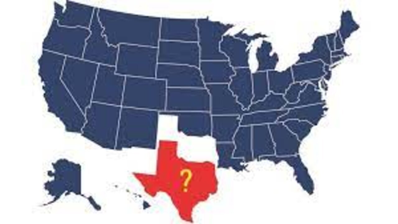 Texas Seceding From U.S. (Nay; but rather division:)