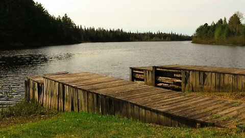 Adirondack Mountains Enjoy the Ambience and Rest Near a Peaceful Boat Launch on a Soothing River