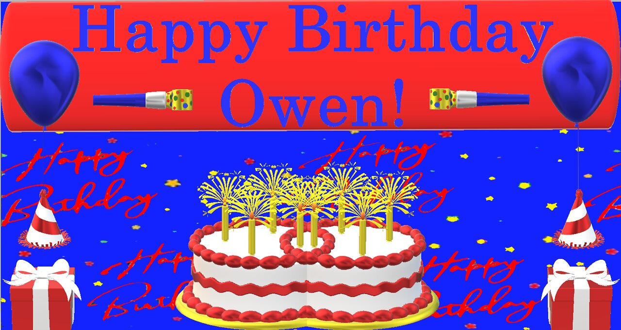 Happy Birthday 3D - Happy Birthday Owen - Happy Birthday To You - Happy Birthday Song