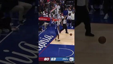Maxey is SICK OF Harden😳THROWS CUSHION during ARGUMENT!👀 #shorts