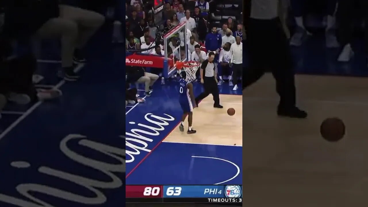 Maxey is SICK OF Harden😳THROWS CUSHION during ARGUMENT!👀 #shorts