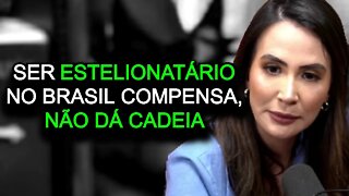 DELEGADA LUANA SOBRE ESTELIONATO (Podpah) FlowPah Cortes