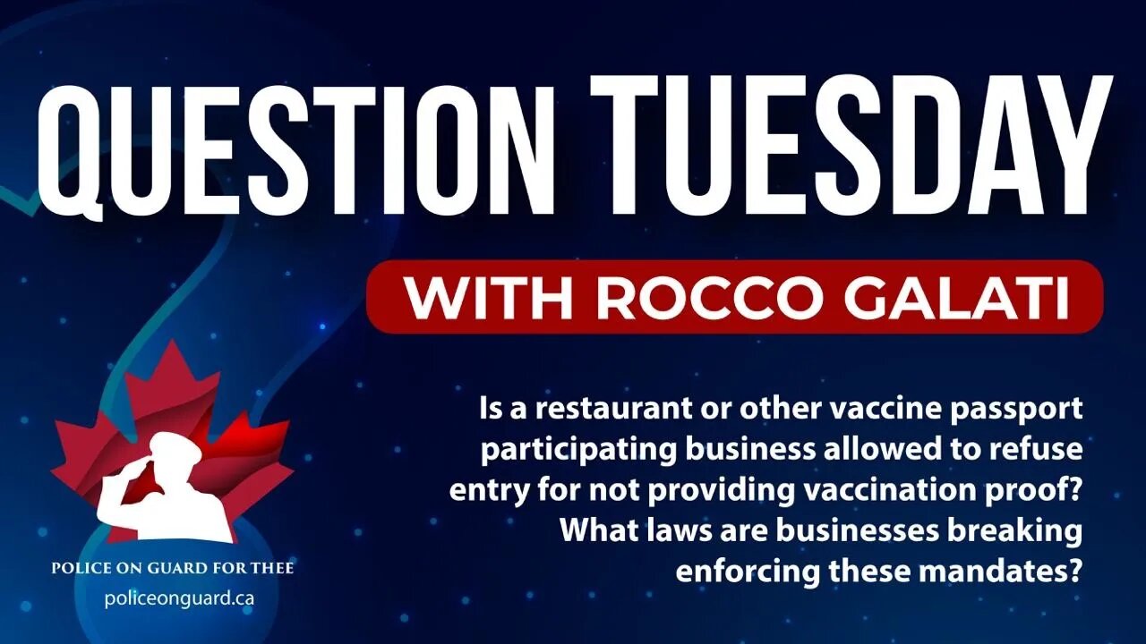 Question Tuesday with Rocco-Is a restaurant legally allowed to ask for your vaccine passport?