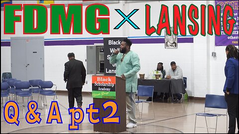 DR UMAR JOHNSON'S Q & A in LANSING MICHIGAN (I asked him questions)