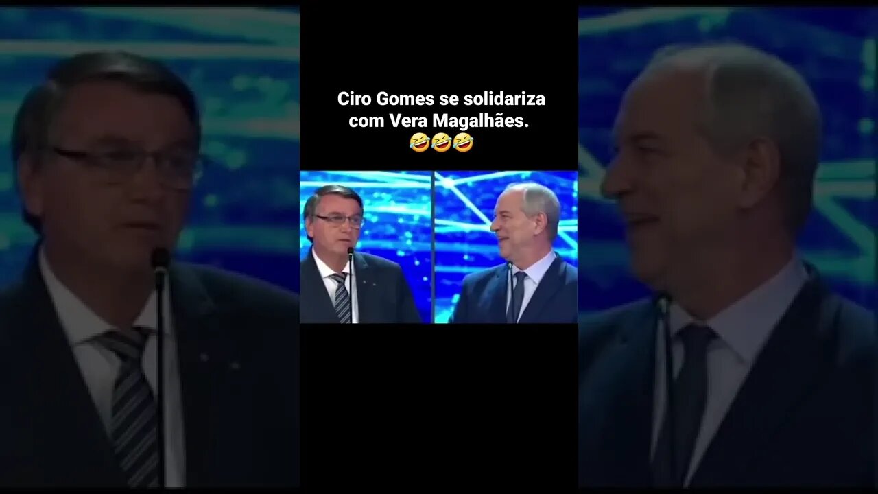 Ciro Gomes se solidariza com Vera Magalhães. 🤣🤣🤣 #shorts