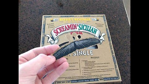 Pizza Box Mustache