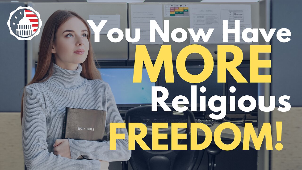 You now have more religious freedom! September First Friday