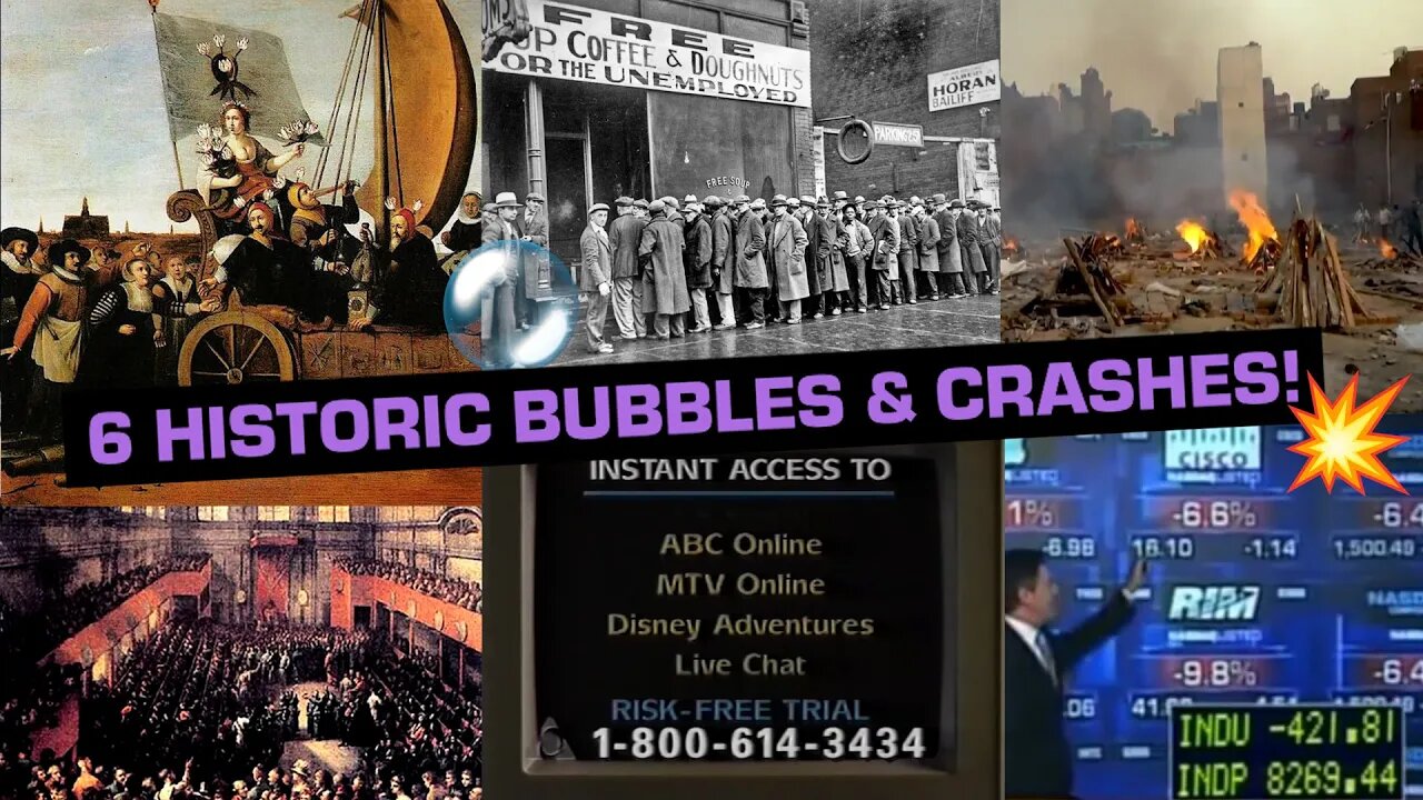 6 Historic Stock Market Bubbles and Crashes